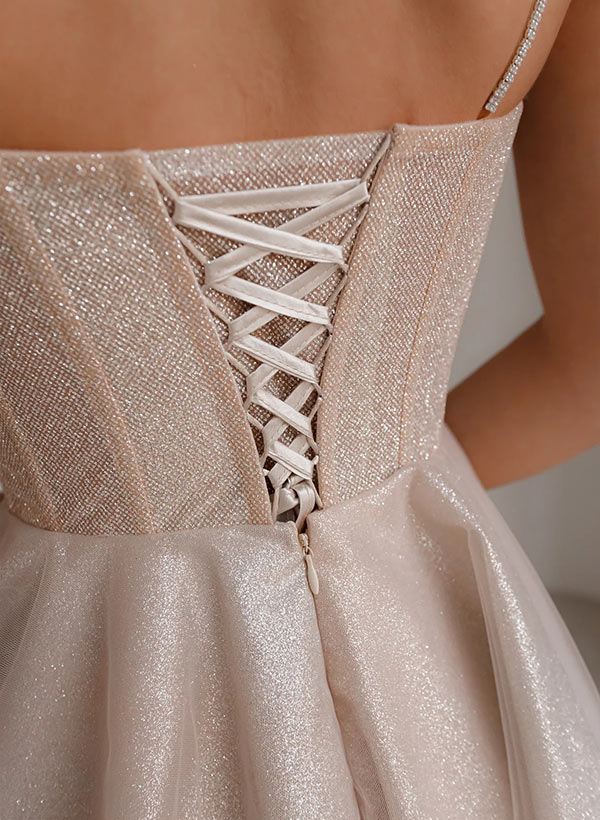 A-Line Sweetheart Sleeveless Short/Mini Homecoming Dresses