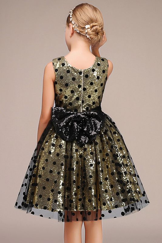 Beautiful Sleeveless Jewel Flower Girl Dress with Tulle and Sequins-BallBride