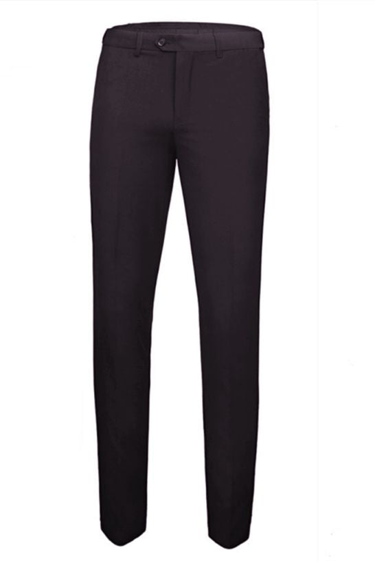 Best Fitted Men Suits for Wedding - Gentle Black Peaked Lapel Three-Piece-BallBride