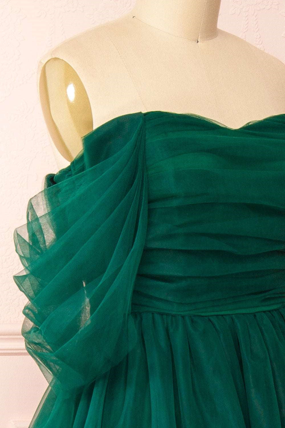 Charming Sweetheart A Line Prom Dress Cake Tulle Off-The-Shoulder-BallBride