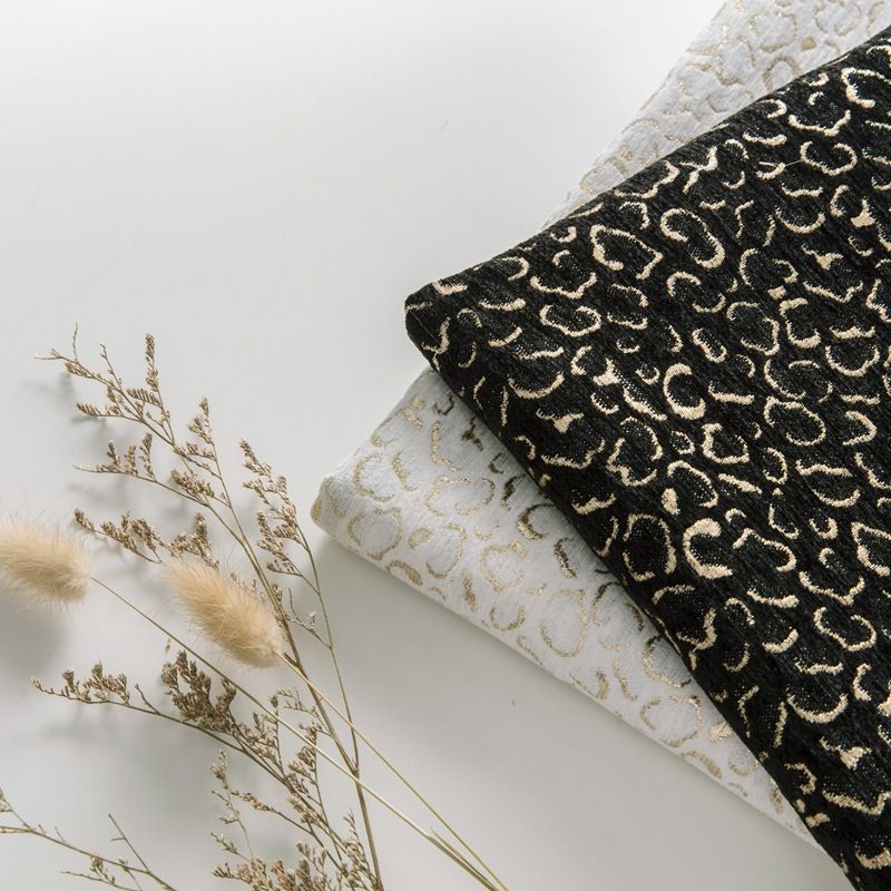 Classic Black Jacquard Velvet Lapel Belt Leopard Double Breasted Bazer for Groom-BallBride