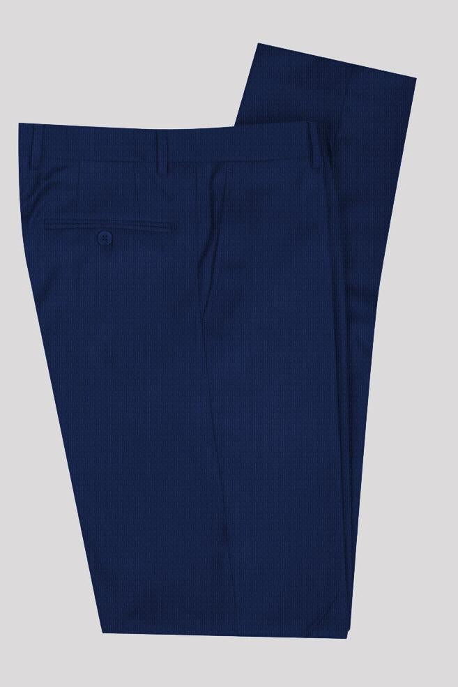 Craig Navy Blue 3-Piece Suit with Shawl Lapel-BallBride