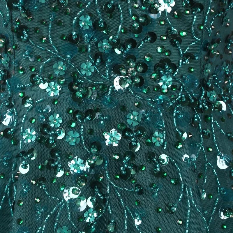 Elegant V Neck A Line Prom Dress with Appliques-BallBride