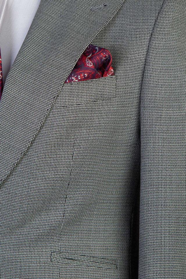 Eugene Latest Design Gray Peaked Lapel 3-Piece Men's Suits-BallBride