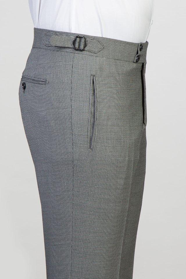Eugene Latest Design Gray Peaked Lapel 3-Piece Men's Suits-BallBride