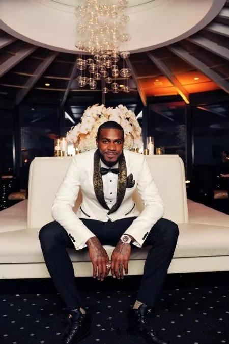 Formal Jacquard Tuxedos for Men | Wedding Suits Bridegroom Mens Suits-BallBride
