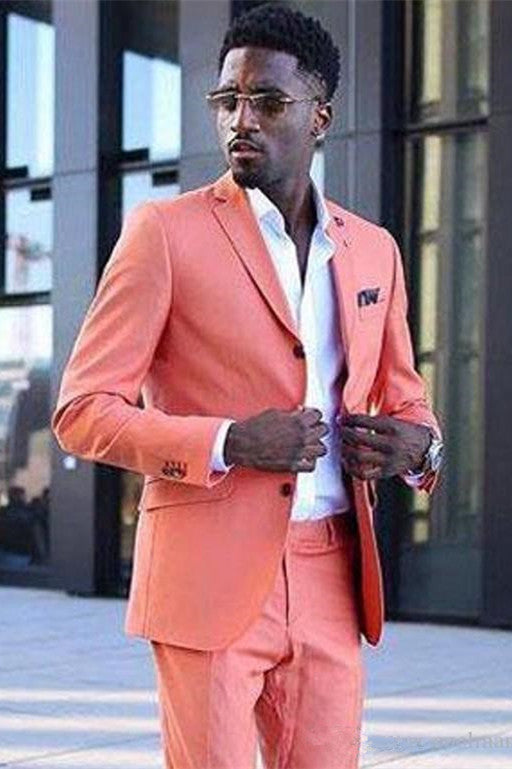Glamorous Best-Fitted Prom Outfits for Guys with Notched Lapel-BallBride