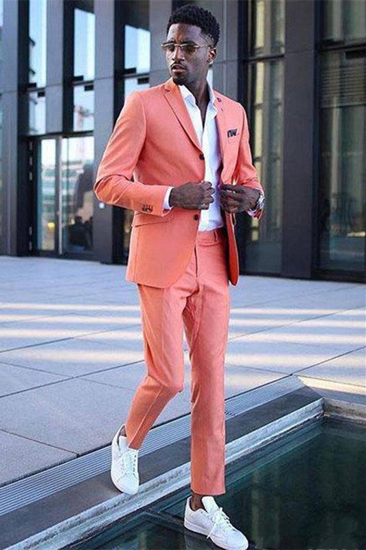 Glamorous Best-Fitted Prom Outfits for Guys with Notched Lapel-BallBride
