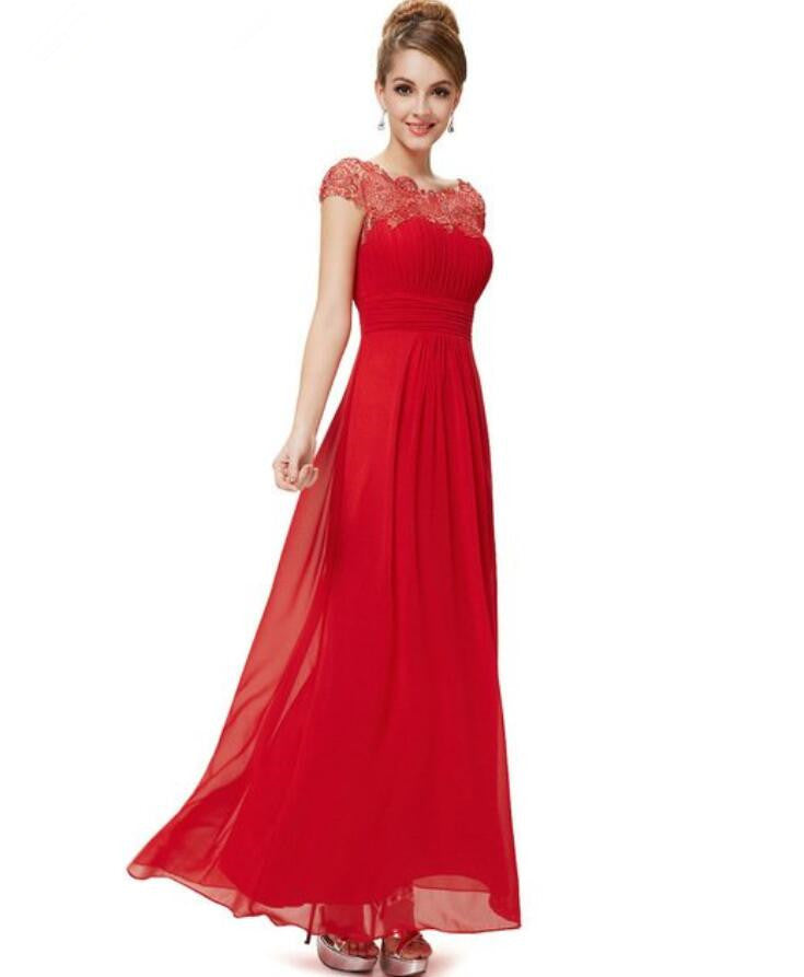 Glamorous Cap Sleeve Lace Prom Dress for Your Special Day-BallBride