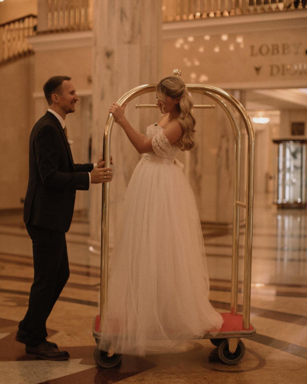 Gorgeous Off-The-Shoulder Long Mermaid Wedding Dress With Detachable Tulle Train-BallBride