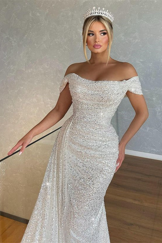 Gorgeous Strapless Mermaid Prom Dress with Sequins-BallBride