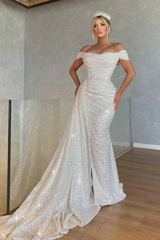 Gorgeous Strapless Mermaid Prom Dress with Sequins-BallBride