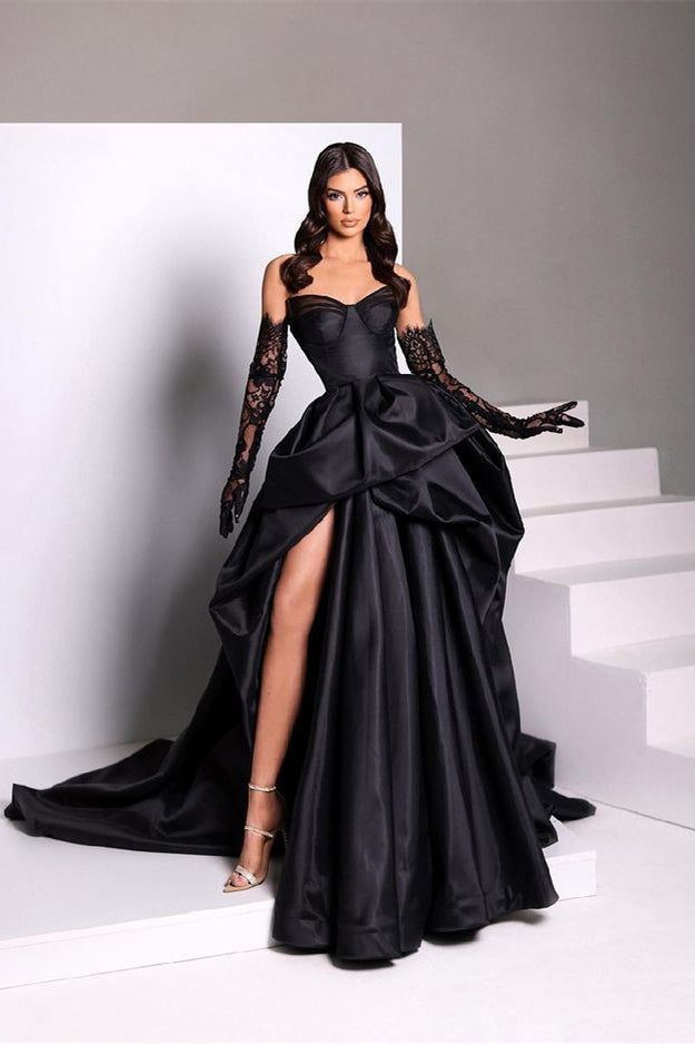 Gorgeous Sweetheart Black Mermaid Prom Dress On Sale-BallBride