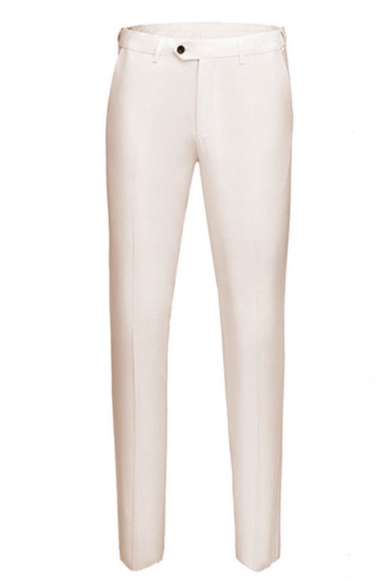 Johnny Fashion Nude Pink Slim Fit Shawl Lapel Wedding Suit Online-BallBride