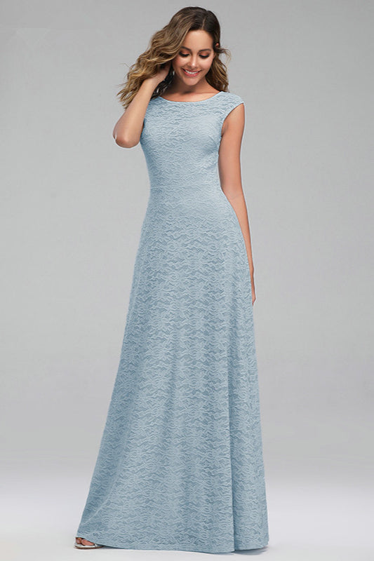 Lace Sleeveless Prom Dresses Long ¨C Perfect for Weddings and Parties-BallBride