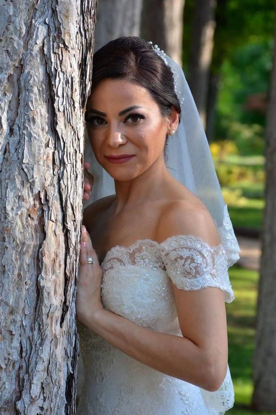 Long Off-the-shoulder Mermaid Wedding Dress With Lace Appliques-BallBride