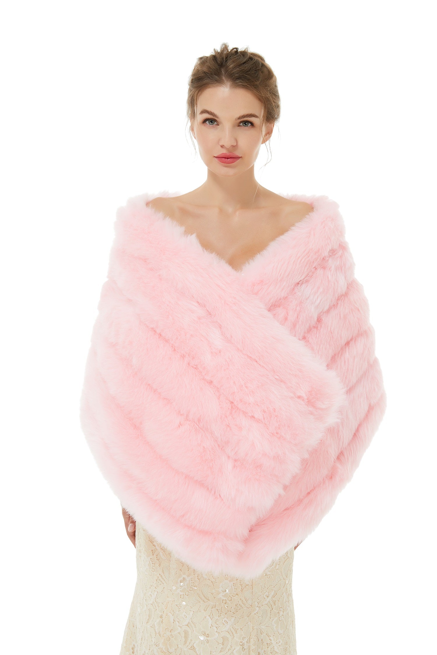 Look Elegant with Soft Faux Fur Wedding Wraps On Sale-BallBride