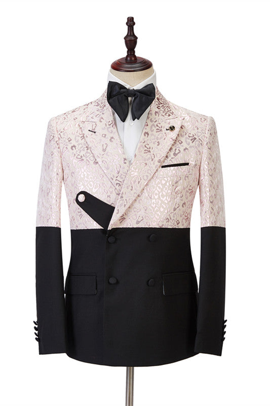 Look Sharp with the New Arrive Peaked Lapel Bespoke Suit for Guys-BallBride