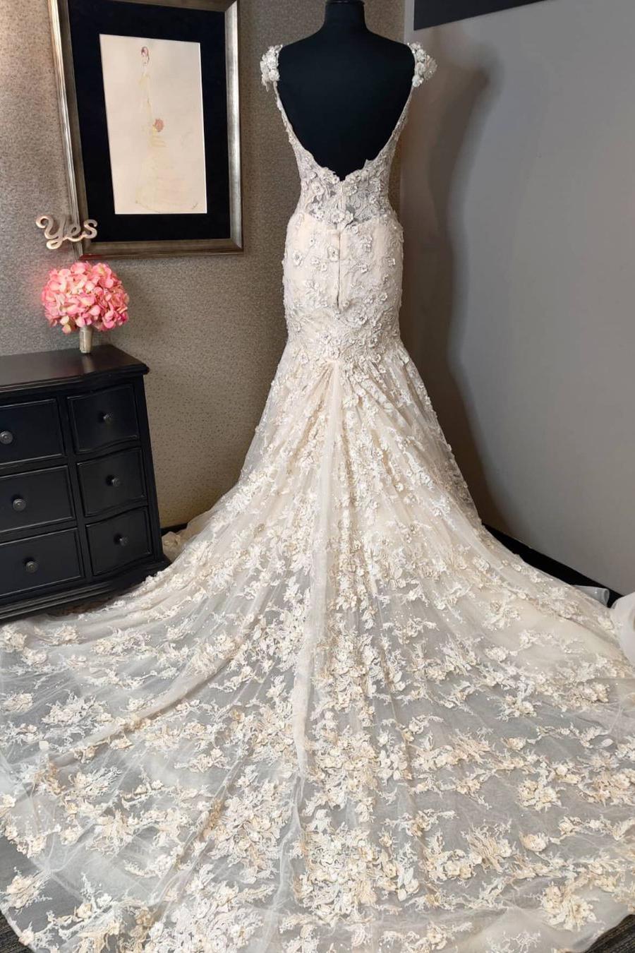 Luxury Mermaid Sweetheart Backless Wedding Dress With Lace-BallBride