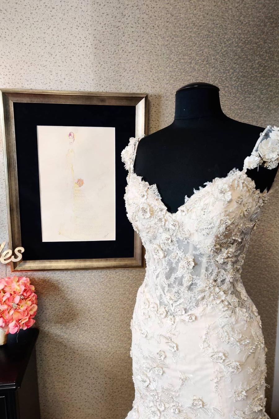 Luxury Mermaid Sweetheart Backless Wedding Dress With Lace-BallBride