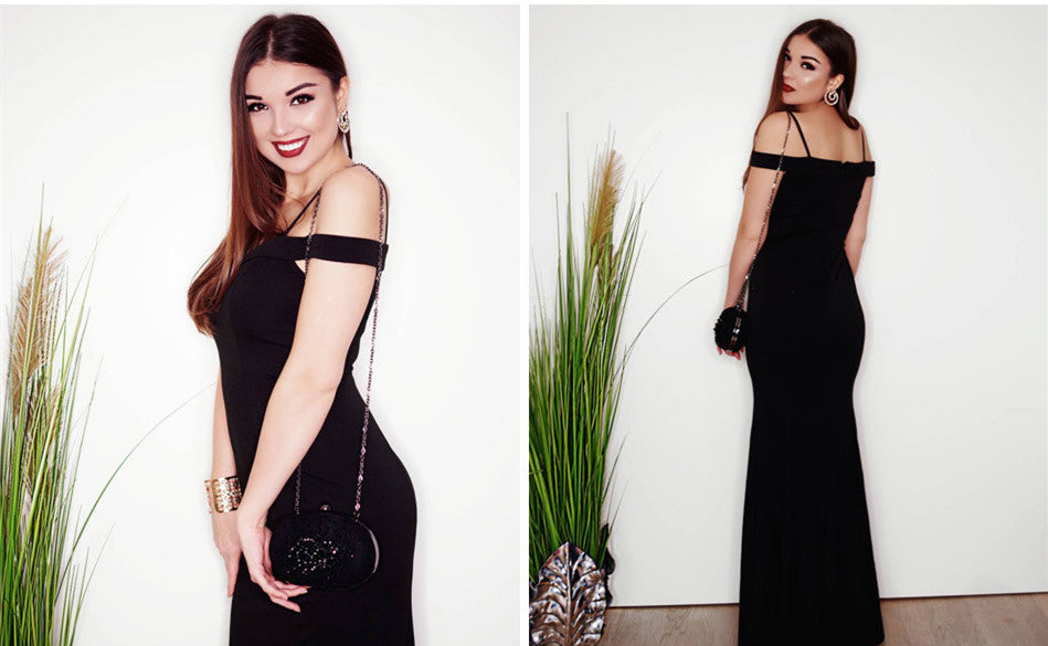 Mermaid Long Evening Gowns On Sale - Off-the-Shoulder-BallBride