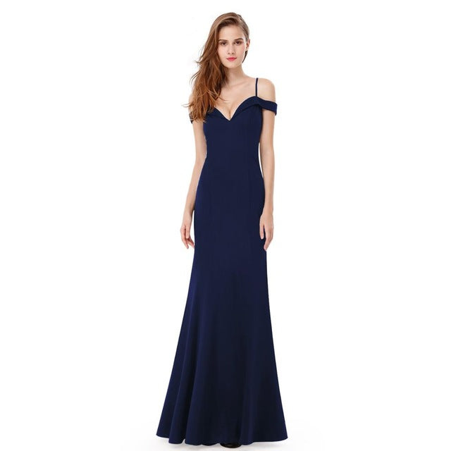Mermaid Long Evening Gowns On Sale - Off-the-Shoulder-BallBride