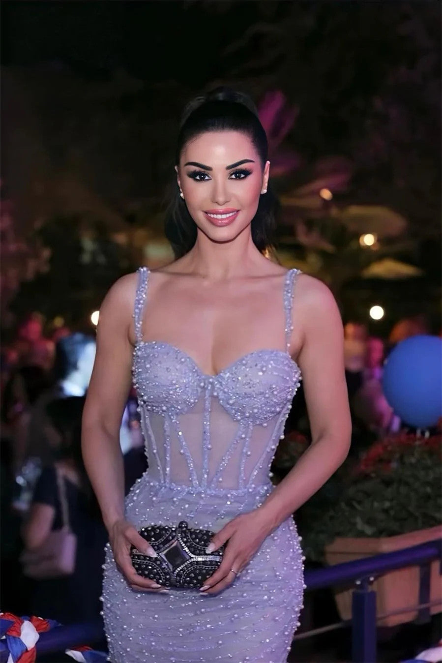 Mermaid Prom Dress with Pearls - On Sale Now!-BallBride