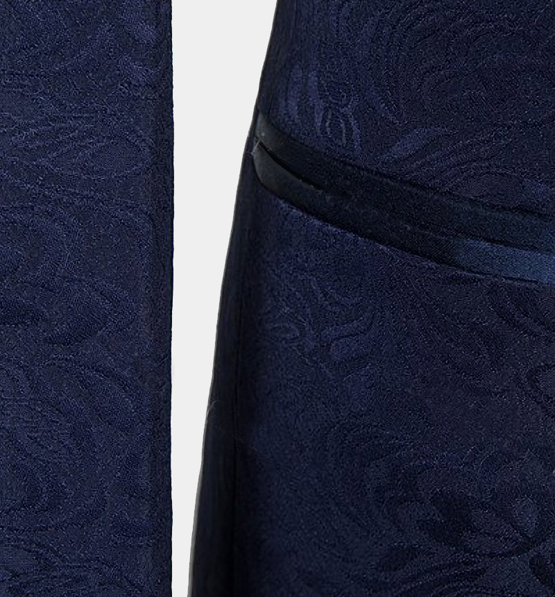 Navy Blue 3-Piece Groomsmen Suits On Sale-BallBride