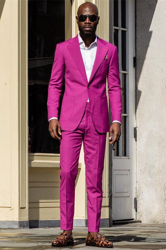 New Arrive Best Fitted One Button Prom Suits For Guys-BallBride