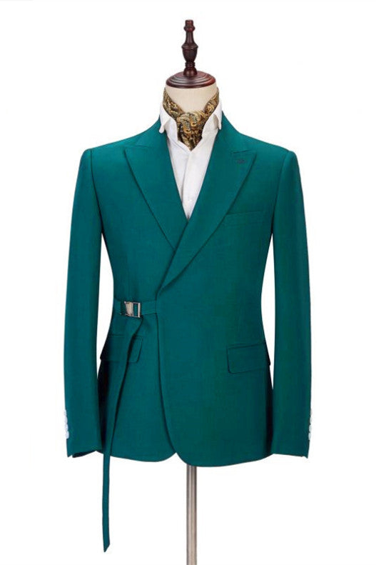 New Arrive Groom Wedding Suit with Peaked Lapel Online-BallBride