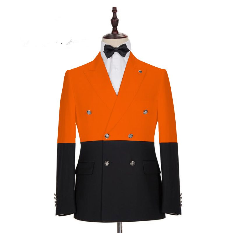Newest Braylon Formal Business Bespoke Suit With Peaked Lapel for Prom-BallBride