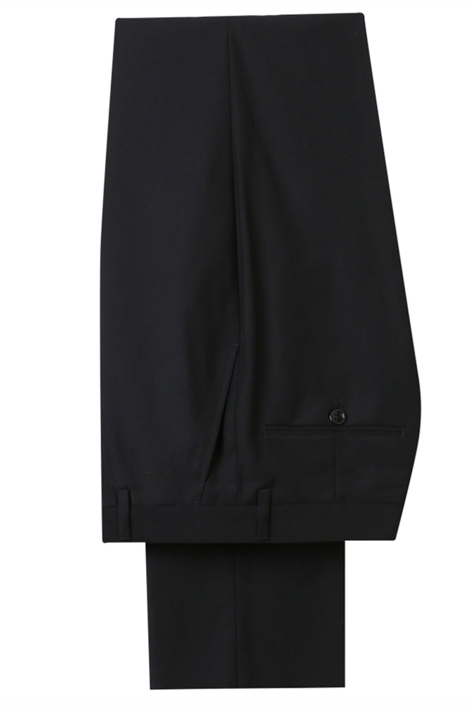 One Button White Jacquard Wedding Tuxedo With Black Lapel-BallBride