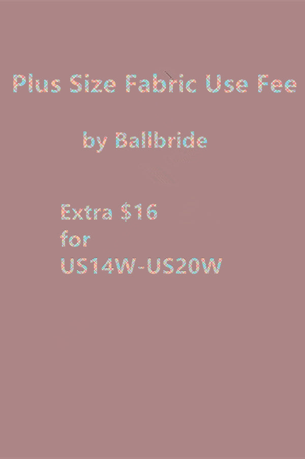 Plus Size Fee: US14W-US20W-BallBride