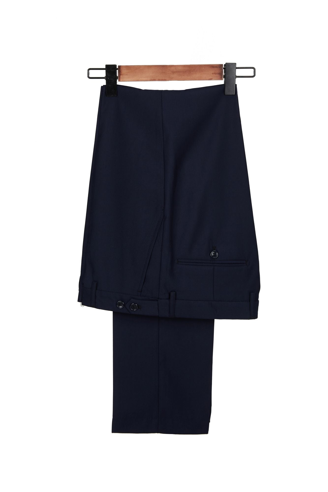 Popular Dark Blue Prince Suit with Velvet Peak Lapel for Wedding-BallBride