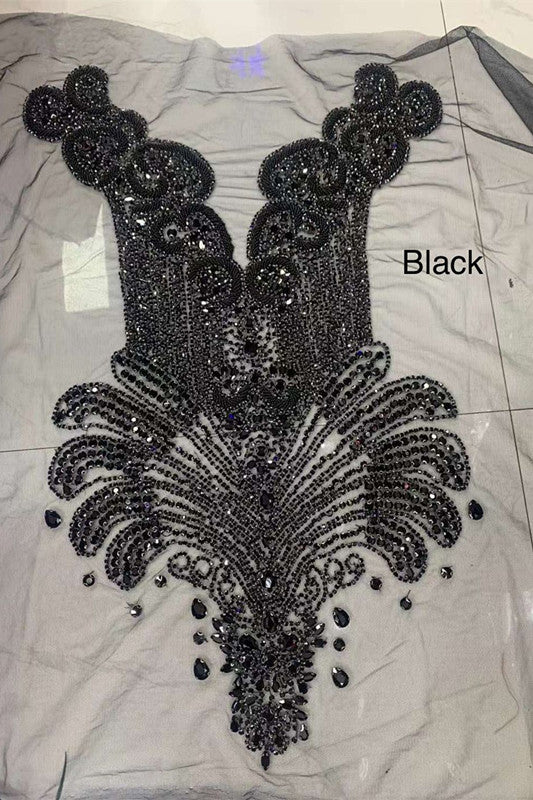 Sequins Sleeveless Flower Mermaid Princess Prom Dress Splicing Trumpet for Crew Neck-BallBride