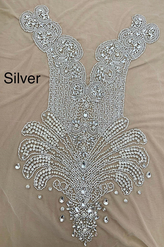 Sequins Sleeveless Flower Mermaid Princess Prom Dress Splicing Trumpet for Crew Neck-BallBride