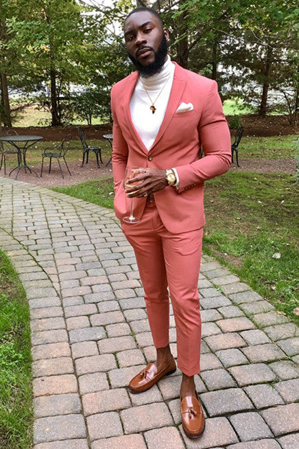 Shawl Lapel Shining Wedding Suit for Groom-BallBride