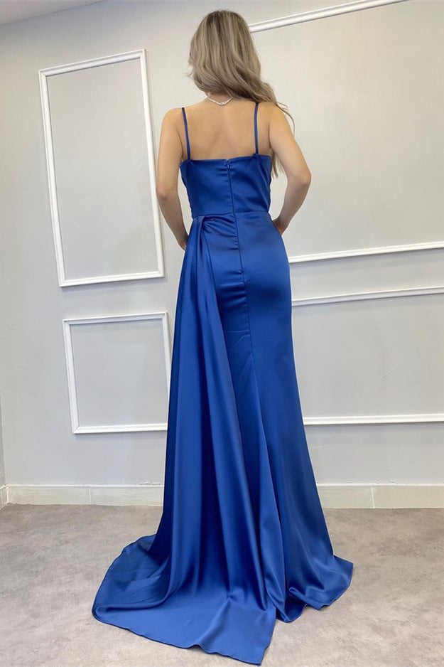 Stunning Mermaid Prom Dress with Beadings and Split Ruffles-BallBride