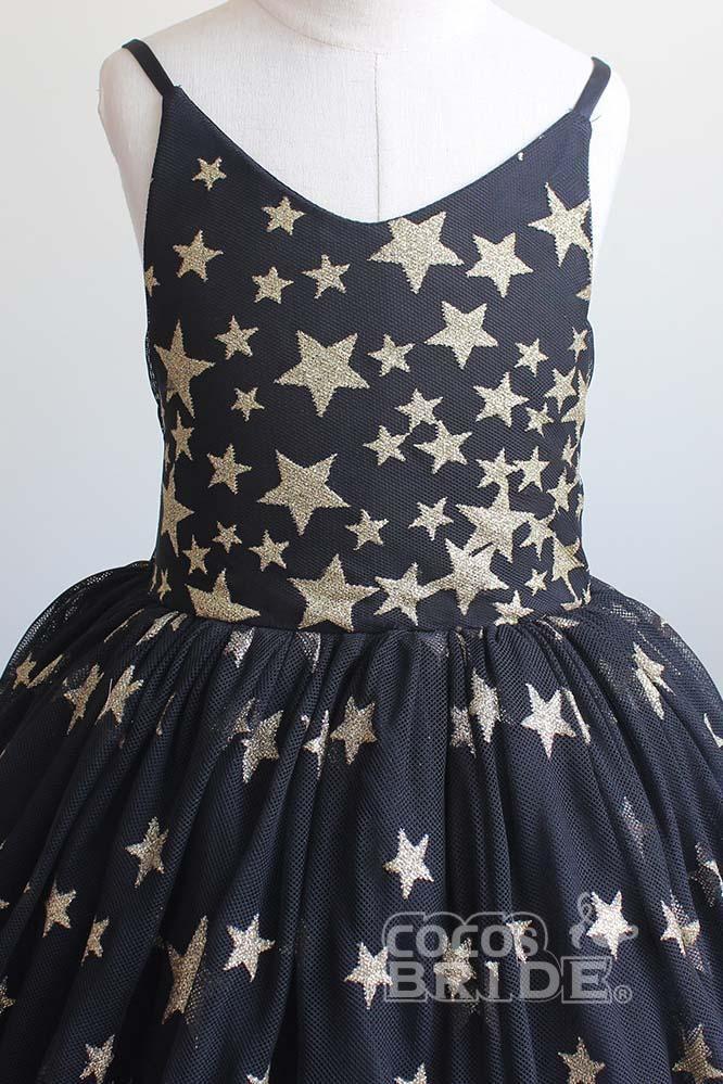 V-Neck Sleeveless Ball Gown Dress in Navy Blue-BallBride