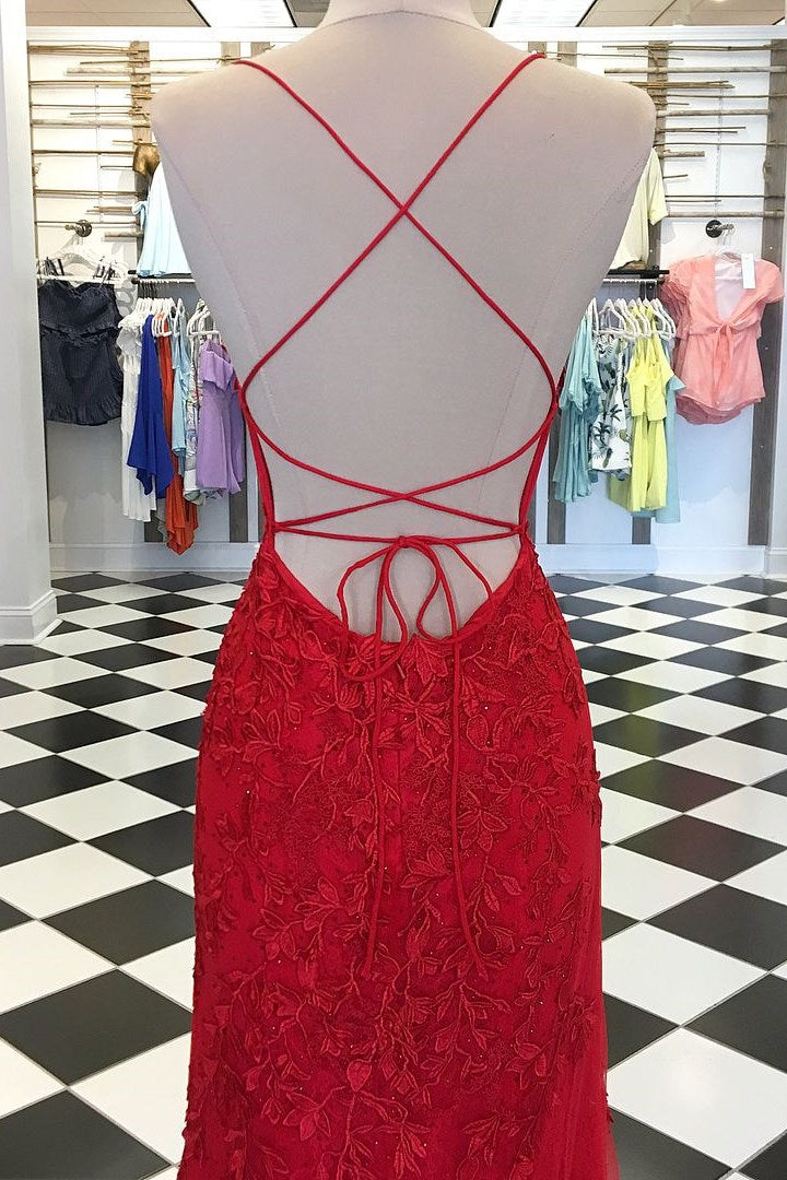 Amazing Mermaid Prom Dress With Tulle and Appliques-BallBride
