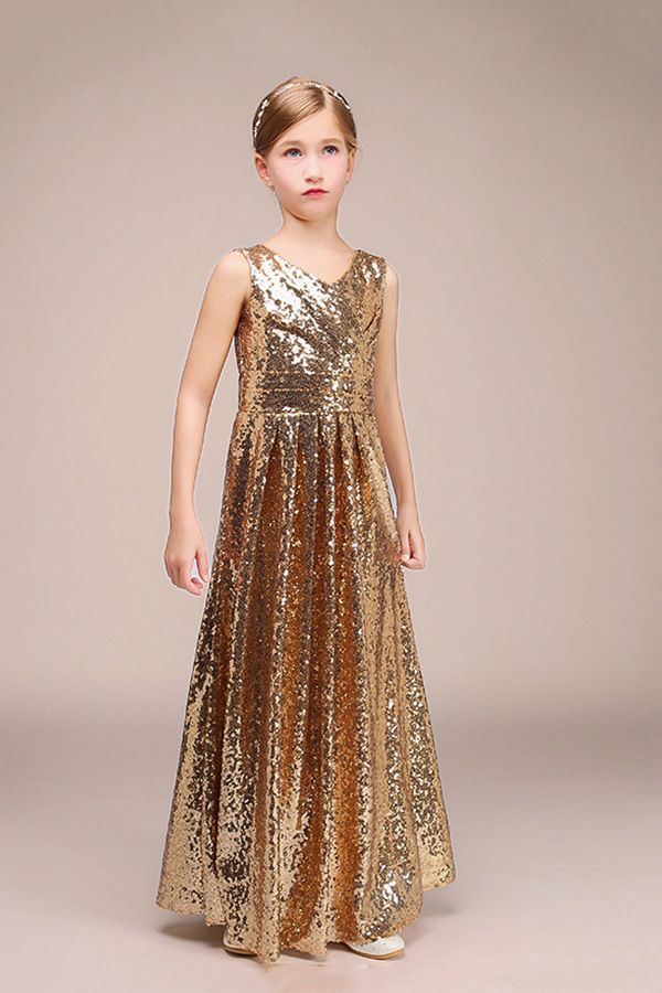 Beautiful Flower Girl Dress - Jewel Ankle Length Sleeveless-BallBride