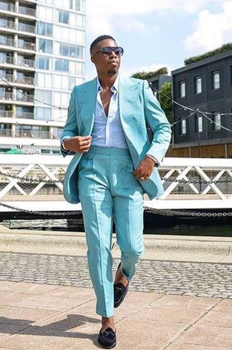 Designer Suits For Wedding With Peaked Lapel - Shop Online Now-BallBride