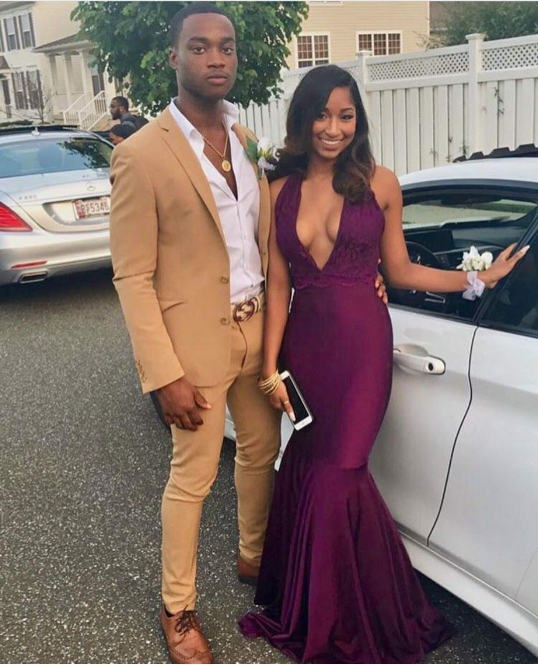 Elegant CottonYellow Homecoming Suits With Notched Lapel Online-BallBride