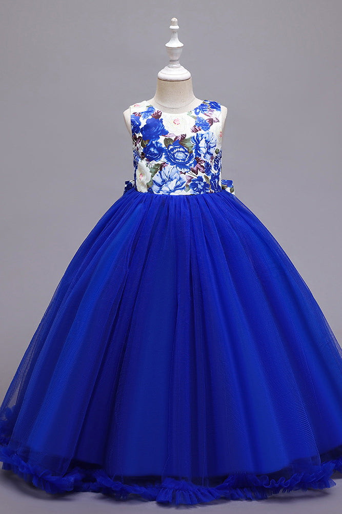 Elegant Long Princess Tulle Wedding Dress-BallBride