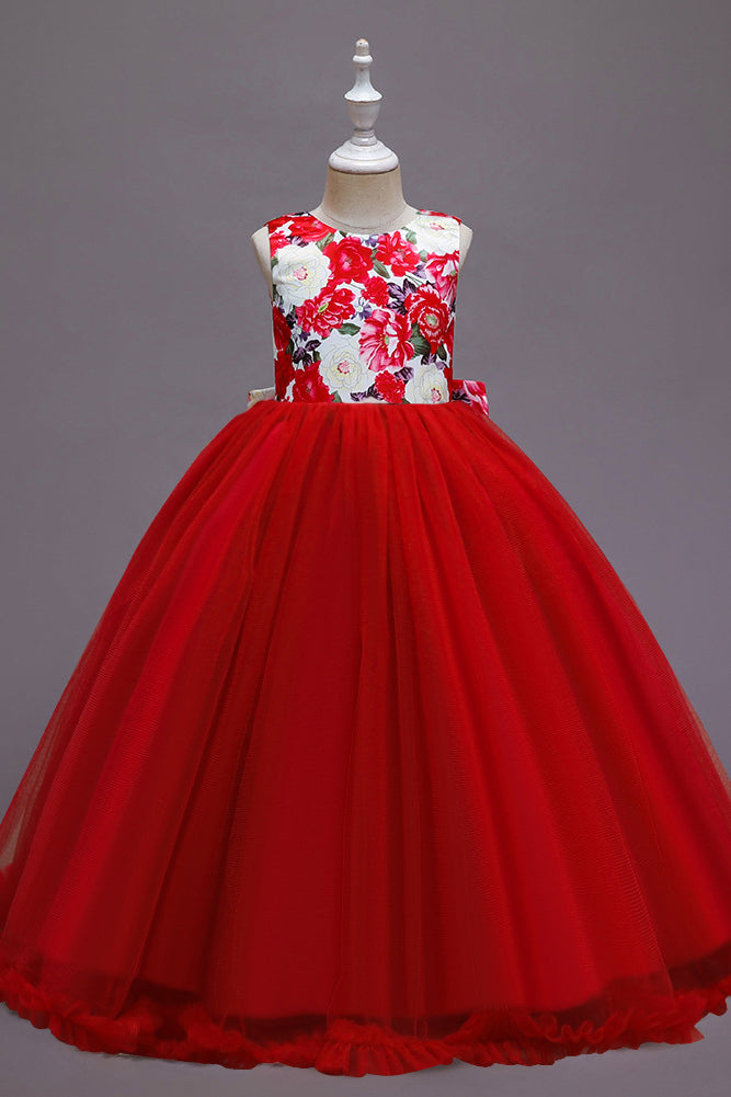 Elegant Long Princess Tulle Wedding Dress-BallBride