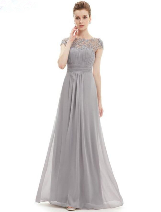 Glamorous Cap Sleeve Lace Prom Dress for Your Special Day-BallBride