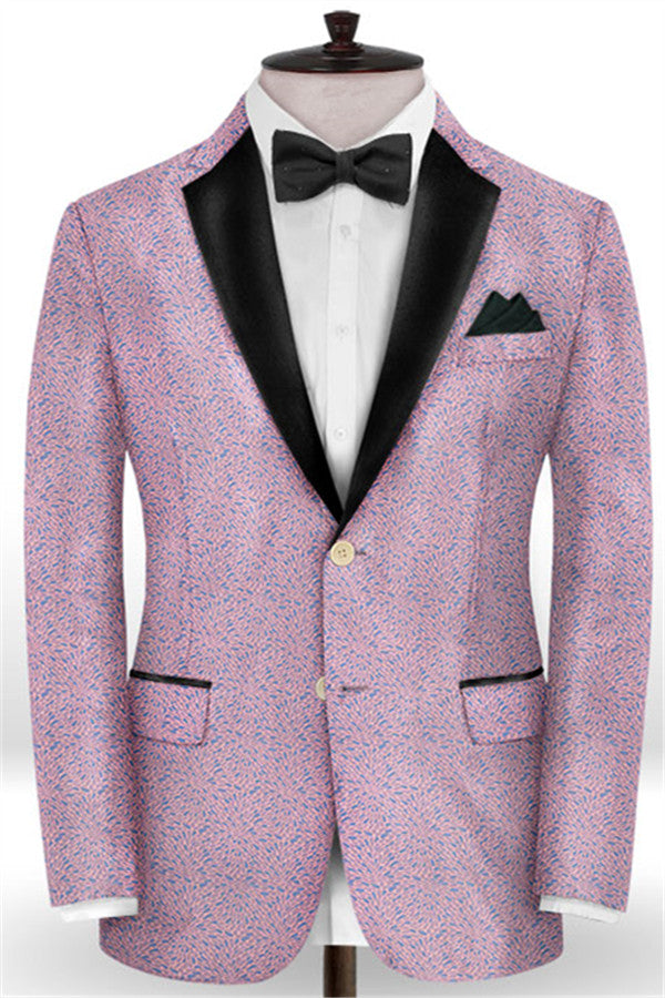 Lavender Chic Suits for Prom - Modern Jacquard Online-BallBride