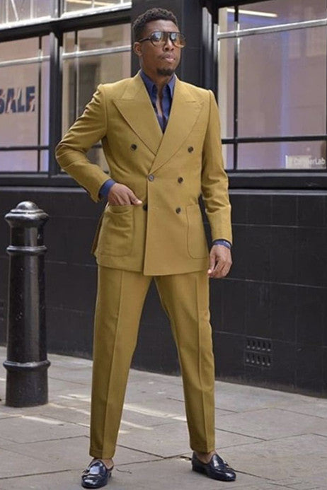 New Arrive Beste Fited Peaked Laple Homecoming Suits with Double Breasted-BallBride