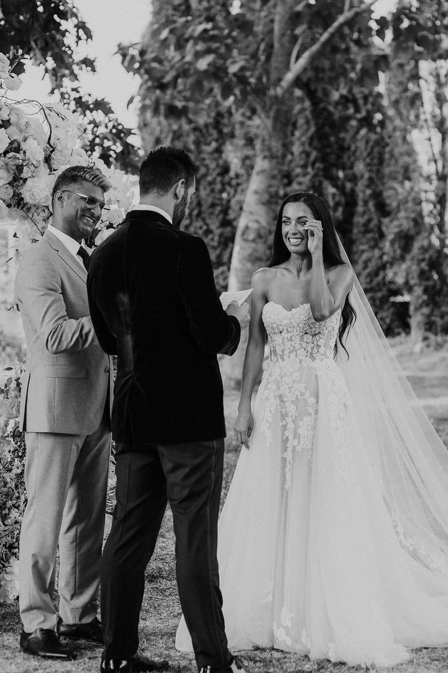 Romantic Sweetheart Lace A-Line Floor-length Wedding Dress-BallBride
