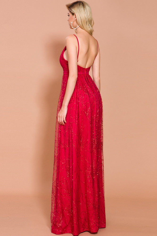 Sequins Prom Dress Long With Overskirt - Chic & Stylish-BallBride